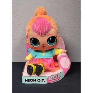 L.O.L. Surprise! Neon Q.T. Huggable Soft Plush Doll - New